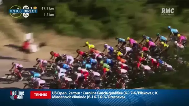 Tour de France: pénalisé pour un bidon pris au mauvais moment, Alaphilippe perd le maillot jaune