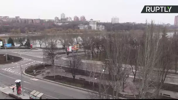 En direct depuis Donetsk alors que la Russie a entamé une opération militaire dans le Donbass