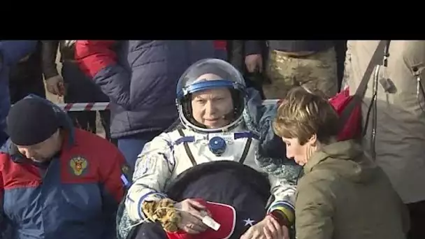 Trois cosmonautes russes rentrent sur Terre après six mois de mission dans l'ISS