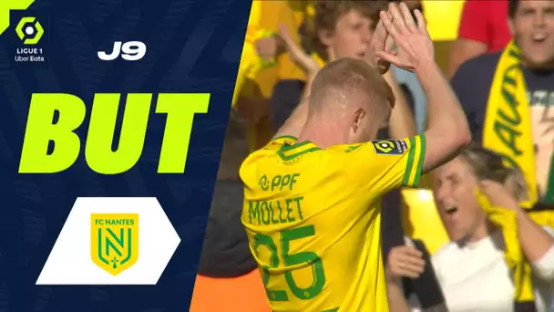 But Florent MOLLET (44' - FCN) FC NANTES - MONTPELLIER HÉRAULT SC (2-0) 23/24