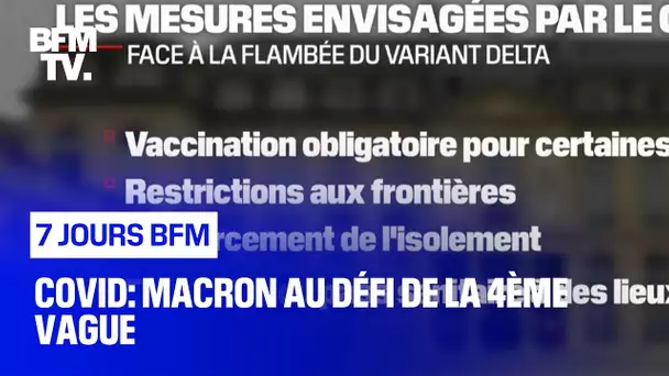 Covid: Emmanuel Macron au défi de la 4ème vague