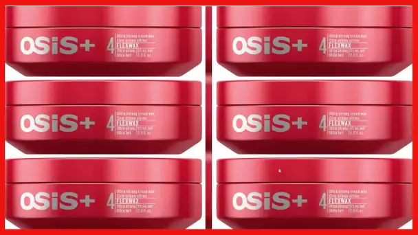 OSiS+ FLEXWAX Ultra Strong Cream Wax, 2.8-Ounce (3-Pack