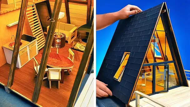 Idées Créatives de Maisons Miniatures pour Tous les Niveaux de Compétence 🪚🏘