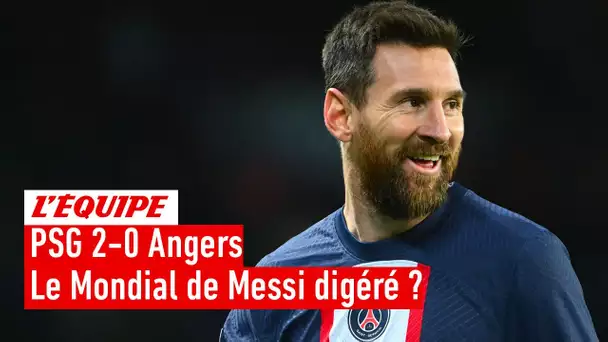 PSG 2-0 Angers : La Coupe du monde 2022 de Messi déjà digérée ?