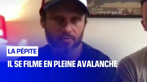 Il se filme en pleine avalanche - 08/02