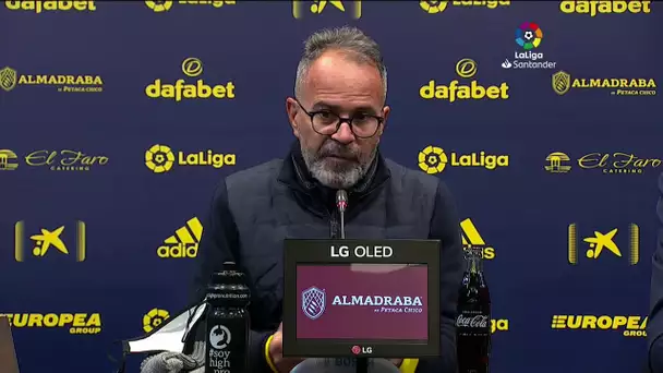 Rueda de prensa Cádiz CF vs Deportivo Alavés