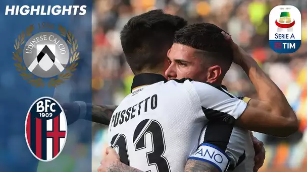 Udinese 2-1 Bologna | Pussetto Heads it Home for Udinese | Serie A