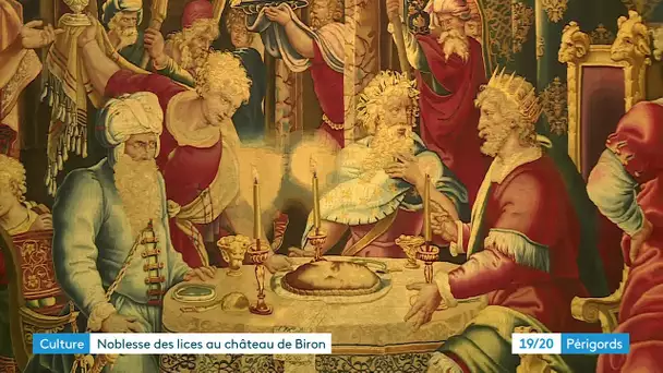 Exposition de tapisseries au château de Biron