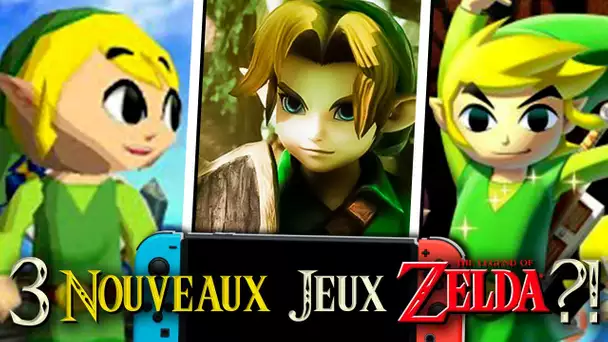 3 NOUVEAUX JEUX ZELDA EN PRÉPARATION PAR NINTENDO ?!