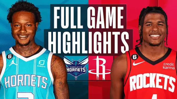 HORNETS at ROCKETS | FULL GAME HIGHLIGHTS | January 18, 2023