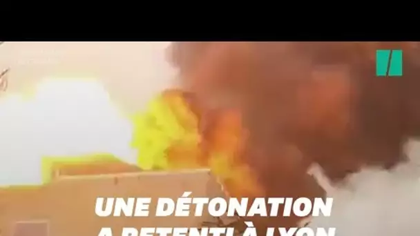 Les images impressionnantes de l'incendie de l'université de Lyon 1