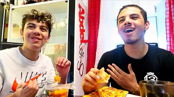 MOMO MANGE AVEC 2€ ET OUSSAMA AVEC 10€ PENDANT 24H