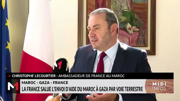 Exclusif : La France salue l'initiative de SM le Roi d'envoyer de l'aide à Gaza par route