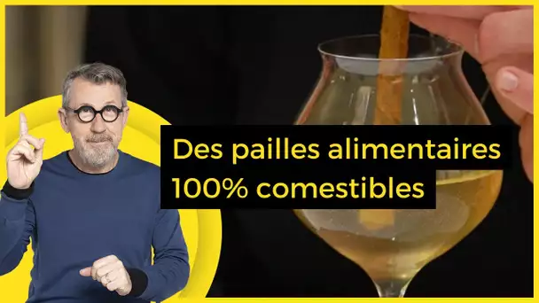 Des pailles alimentaires 100% comestibles - C Jamy