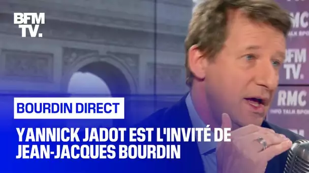 Yannick Jadot face à Jean-Jacques Bourdin en direct