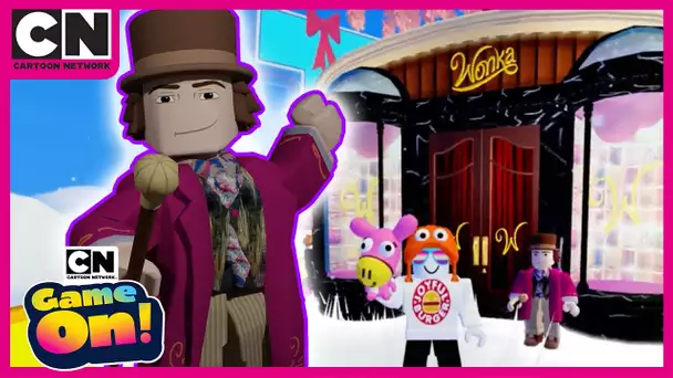 WONKA dans Roblox | Gameplay Game On! | Cartoon Network