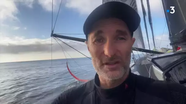 Charlie Dalin en tête de la Vendée Arctique ce lundi midi