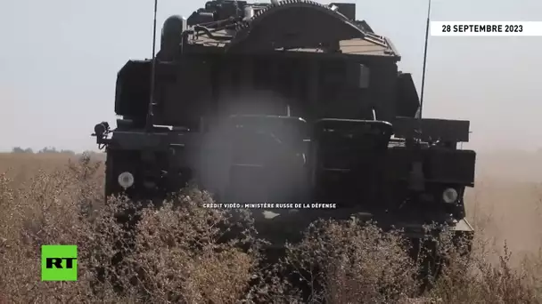 🇷🇺 Images des opérations de combat d’un véhicule antiaérien Tor-M2