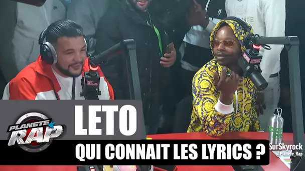 Leto & Ninho - Qui connaît les lyrics de l'autre avec Sadek et Hös Copperfield #PlanèteRap