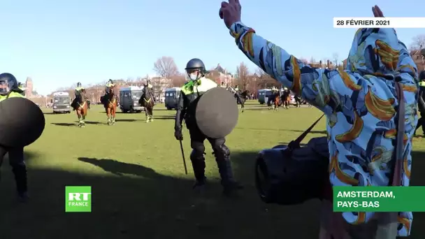 Pays-Bas : un énorme pique-nique contre les mesures anti-Covid à Amsterdam dispersé par la police