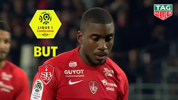 But Ferris N'GOMA (90+4' pen) / Stade Brestois 29 - RC Strasbourg Alsace 5-0 BREST-RCSA/ 2019-20