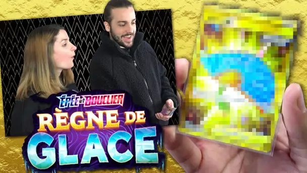 ON PACK UNE MAGNIFIQUE CARTE EN OR DANS CETTE OUVERTURE POKEMON REGNE DE GLACE !