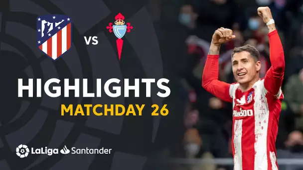 Resumen de Atlético de Madrid vs RC Celta (2-0)