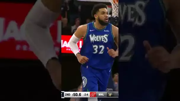 Karl-Anthony Towns THROW DOWN 😤