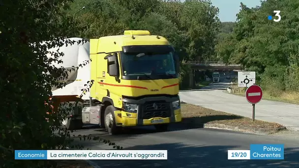 Économie : la cimenterie Calcia d'Airvault s'agrandit dans les Deux-Sèvres