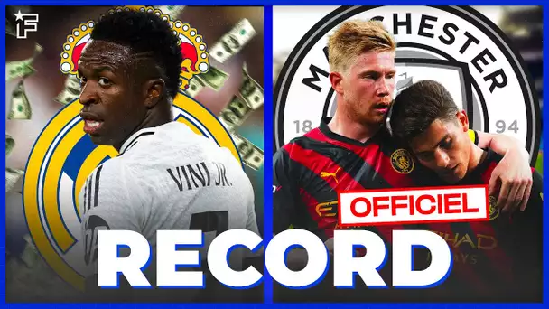 Vinicius Jr reçoit une OFFRE XXL, Manchester City BOUCLE une VENTE à 95 M€ | JT Foot Mercato