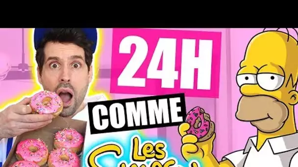 JE MANGE QUE LA NOURRITURE DES SIMPSON PENDANT 24H - HUBY