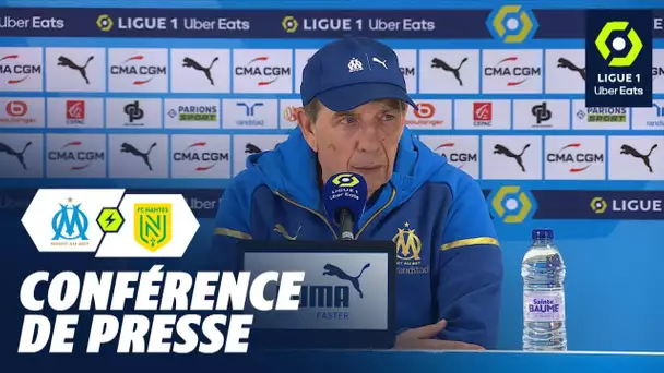 Conférence de presse OLYMPIQUE DE MARSEILLE - FC NANTES (2-0)  / 2023/2024