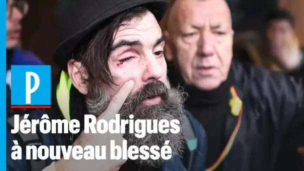 Jérôme Rodrigues encore blessé en manifestant