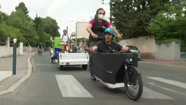 Ad'Oc: le vélo cargo une alternative choisie par des artisans pour se déplacer à Montpellier
