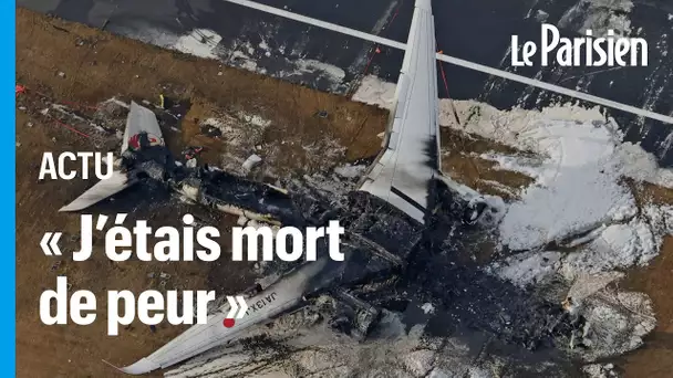 « C'est un miracle » : des rescapés de la collision d'avion au Japon témoignent