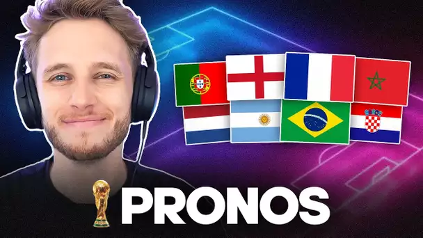 🏆 1/4 DE COUPE DU MONDE – MES PRONOS !