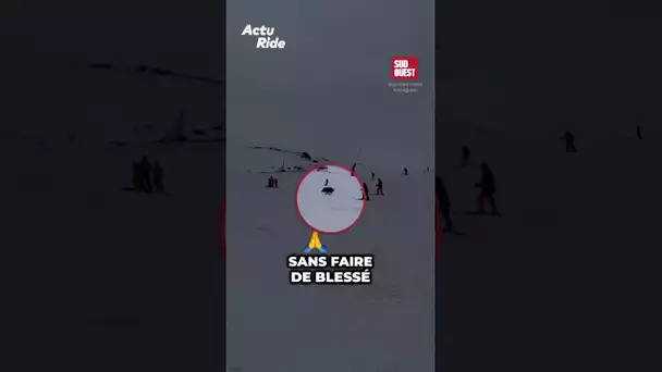 Un sanglier sur des pistes de skis ??? 😱