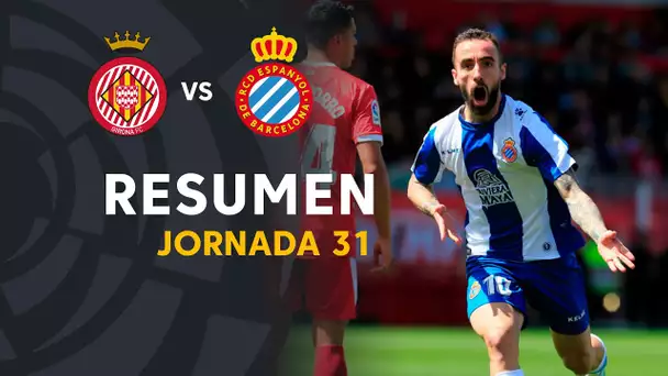 Resumen de Girona FC vs RCD Espanyol (1-2)