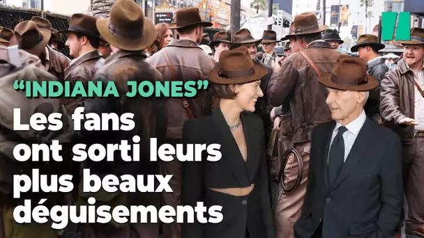 « Indiana Jones 5 » : Harrison Ford accueilli par une marée de fans en costume d’Indy