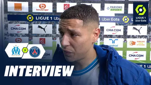 Interview de fin de match : OLYMPIQUE DE MARSEILLE - PARIS SAINT-GERMAIN (0-2)  / 2023/2024