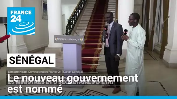 Au Sénégal, un gouvernement mêlant cadres du Pastef et nouveaux profils • FRANCE 24