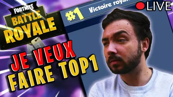 JE COUPE PAS LE LIVE SANS AVOIR FAIT 10 TOP 1 FORTNITE BATTLE ROYALE !