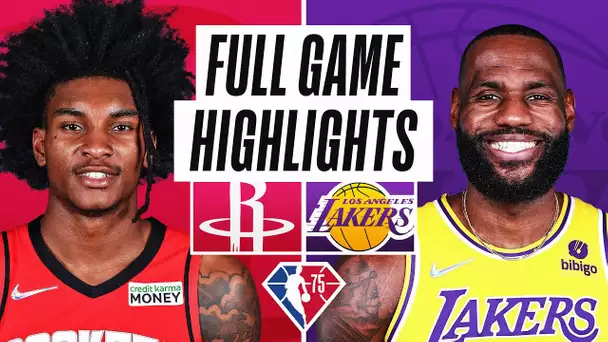 ROCKETS at LAKERS | FULL GAME HIGHLIGHTS | October 31, 2021