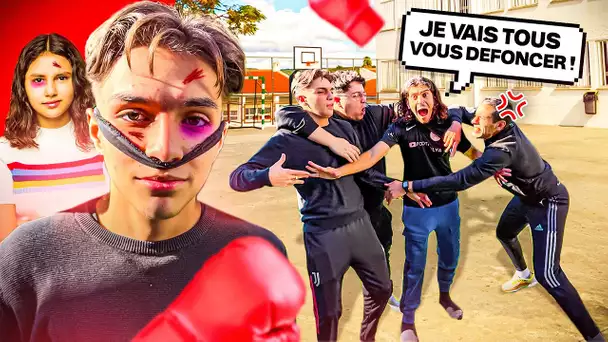 OMAR SE FAIT FRAPPER PAR UNE FILLE DE SON LYCÉE ! ON PETE UN CABLE ( il est foutu)