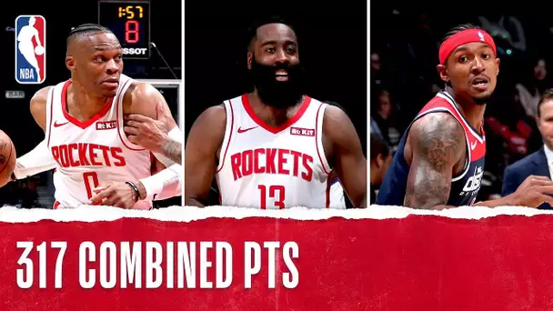 Rockets, Wizards Put On 3rd Highest Scoring Game in NBA History!