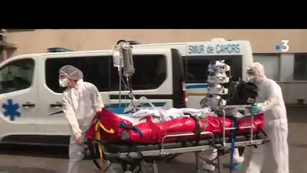 Lot : l’hôpital de Cahors prend en charge un malade du Covid en provenance d’Aix-en-Provence