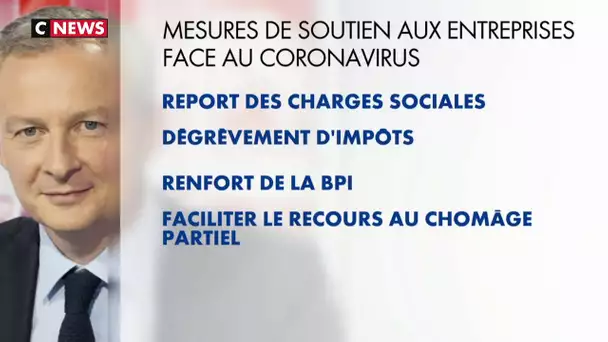 Coronavirus : le gouvernement détaille les mesures de soutien pour les entreprises