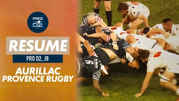 Le résumé d'Aurillac / Provence Rugby - Pro D2 (J9)