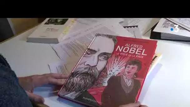 En Occitanie deux auteurs de Montpellier évoquent l'histoire du prix Nobel en bande dessinée