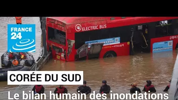 Corée du Sud : le bilan humain des inondations s'alourdit à plus de trente morts • FRANCE 24